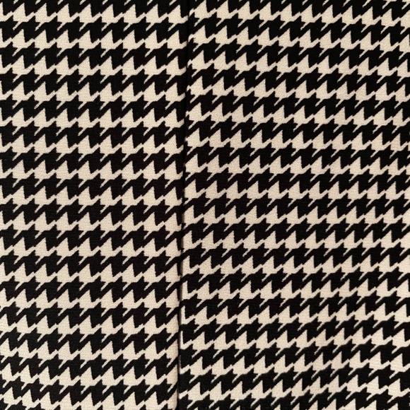 Lauren Ralph Lauren Houndstooth Pleated Jersey Dress Size 14 - Picture 5 of 10